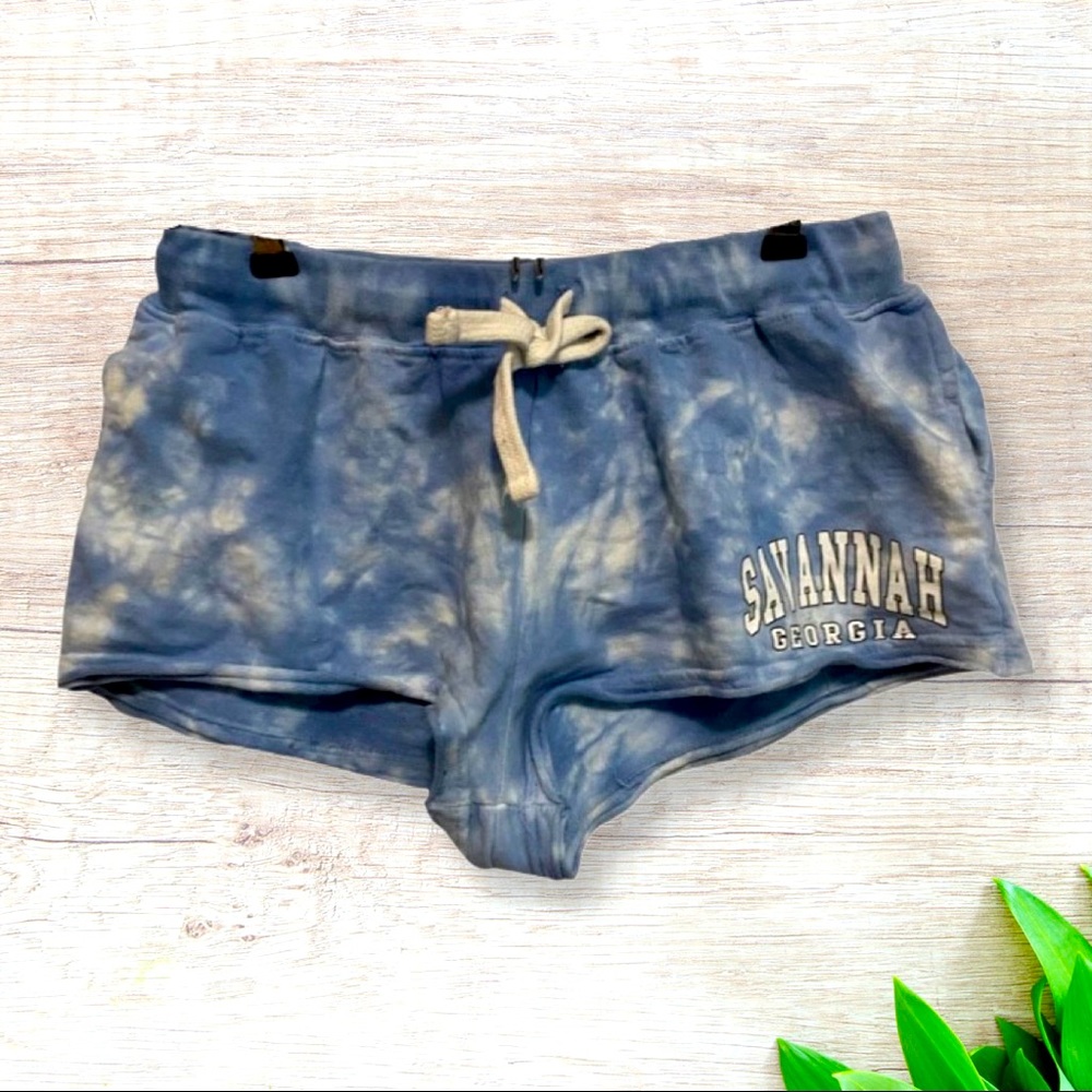 Blue Shorts Tye Dye